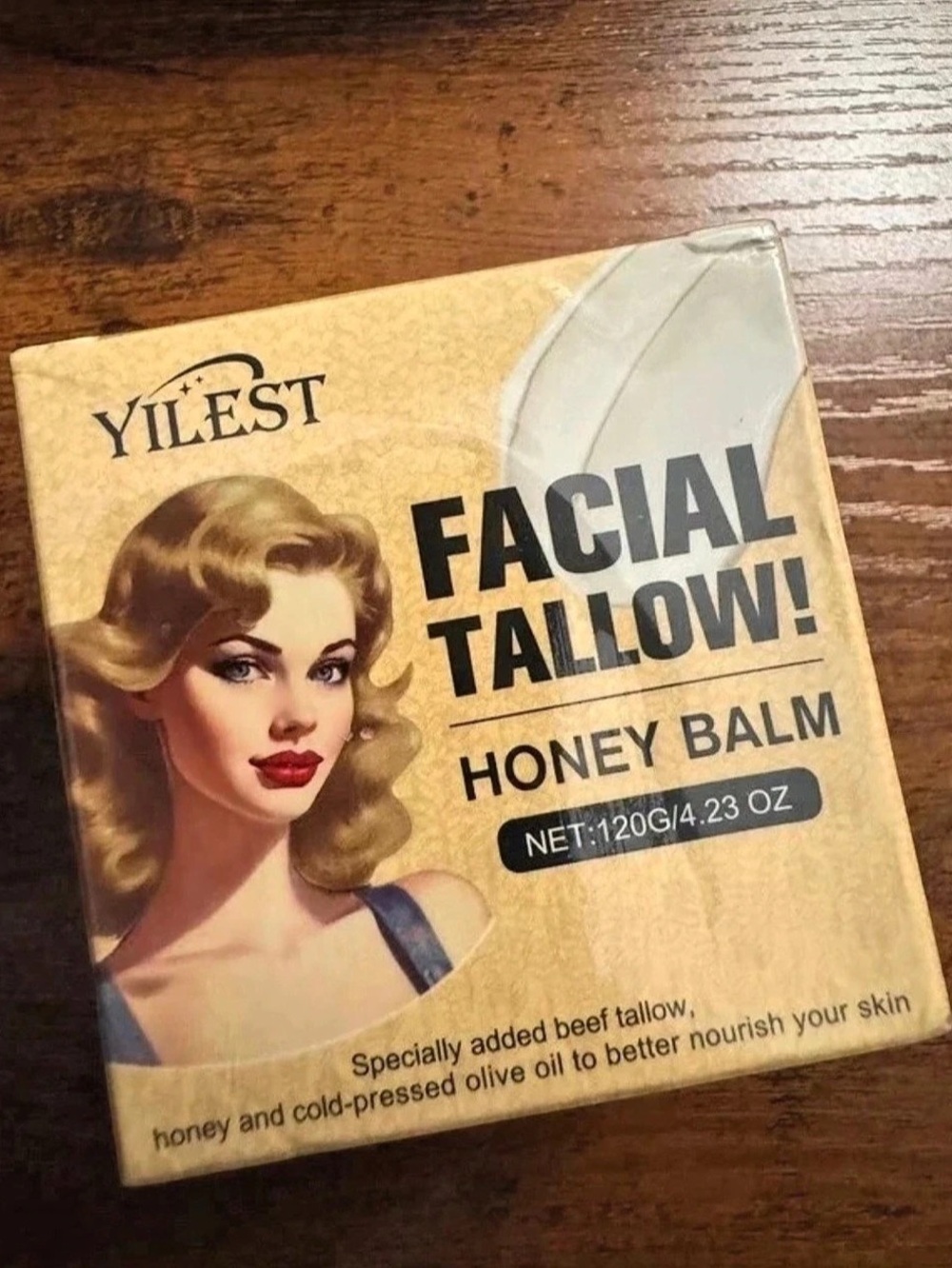 YILEST Facial Tallow Honey Balm Honey Balm 120g NWT